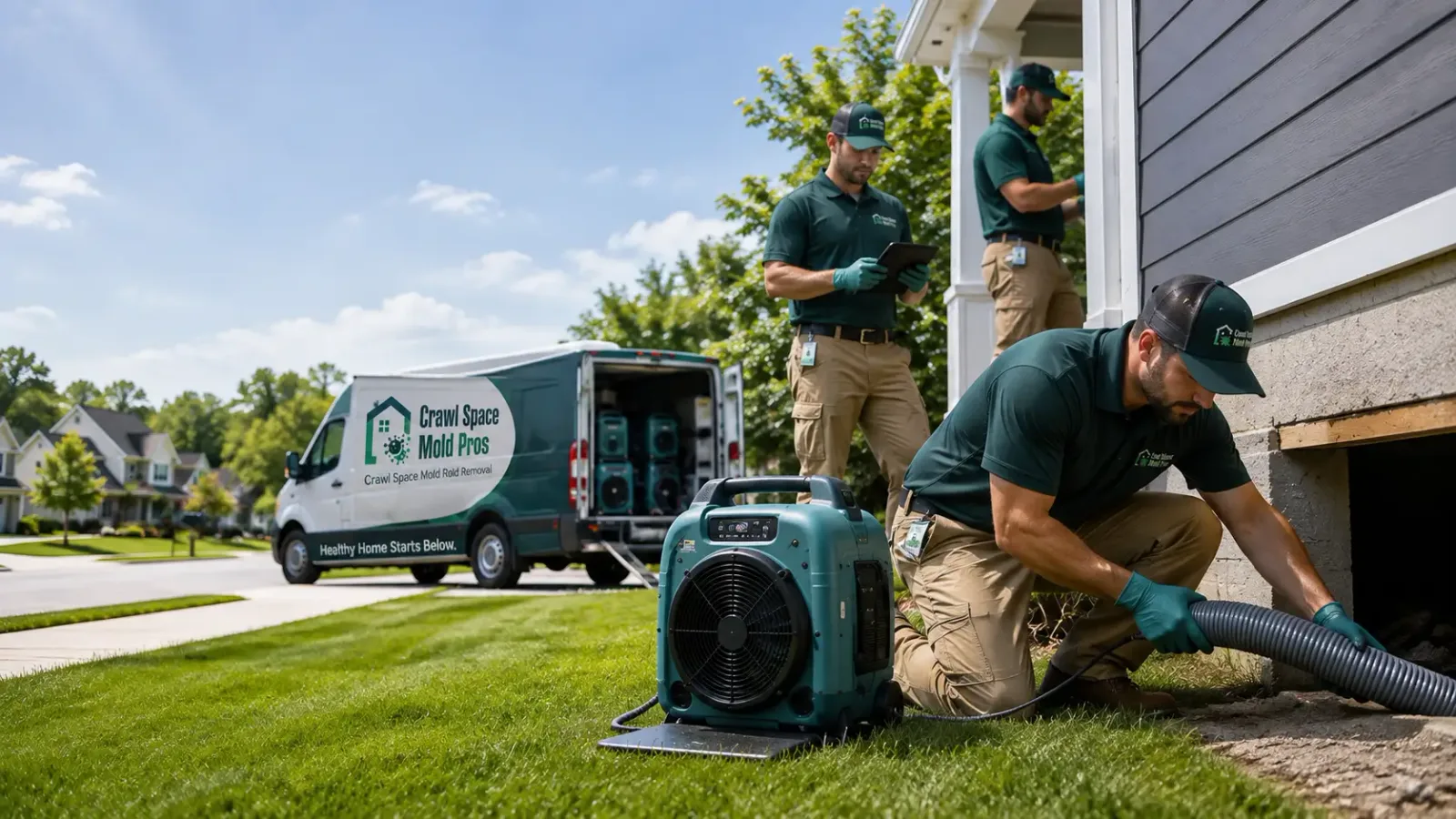 Crawl Space Mold Removal in Millbrae, CA
